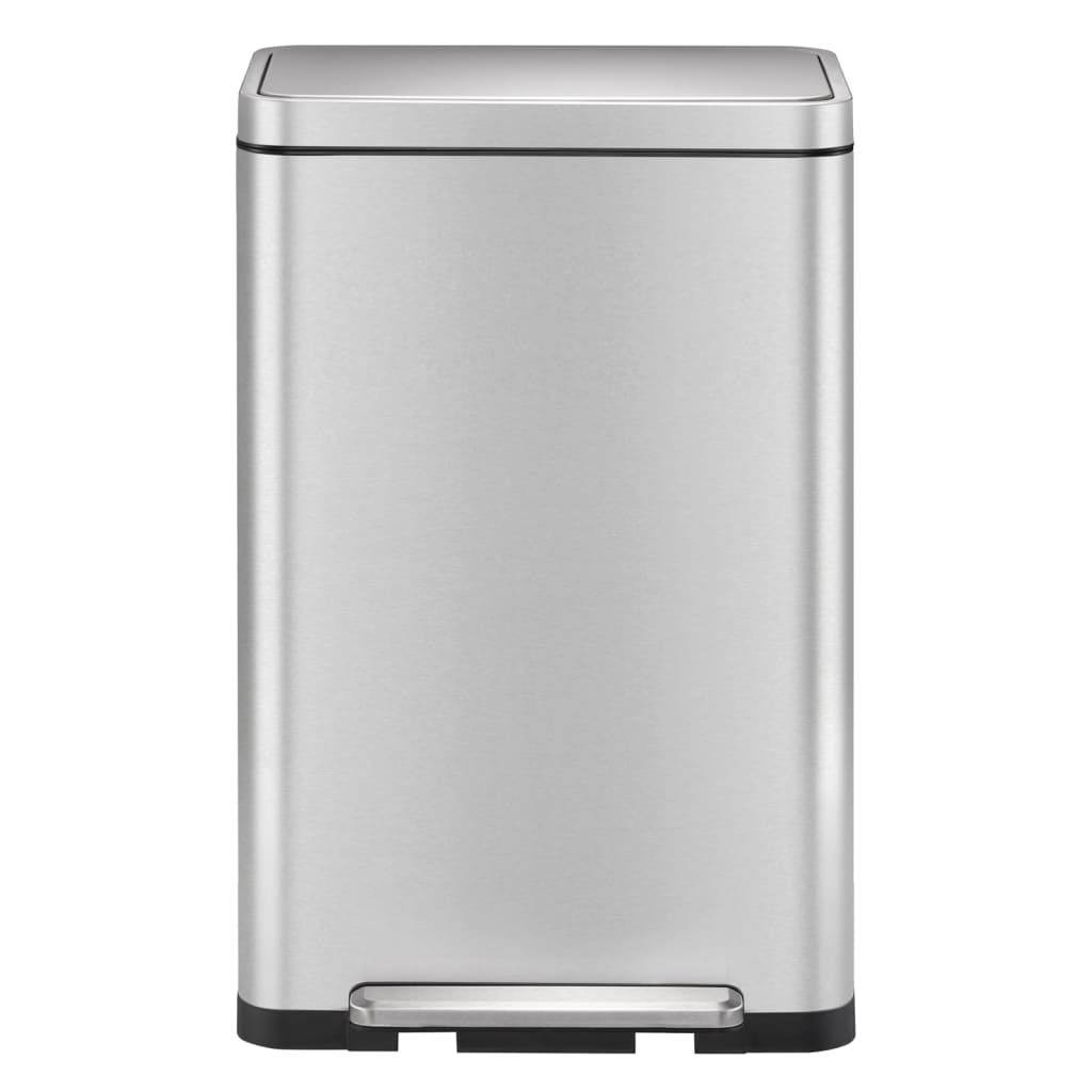 Eko Pedal Bin X-Cube 30 L Matzilverklegente