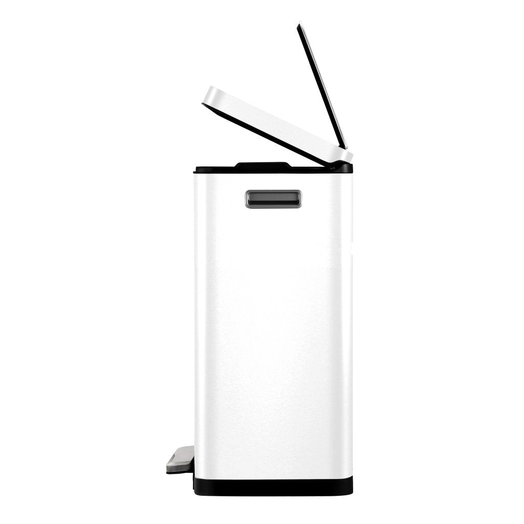EKO Poubelle à pédale EKO X-Cube 2x20L Blanc