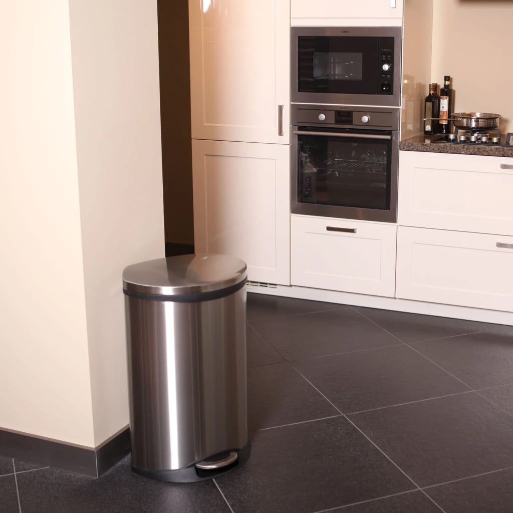 Eko Pedal Bin Shell 2x22 L Mat argent coloré