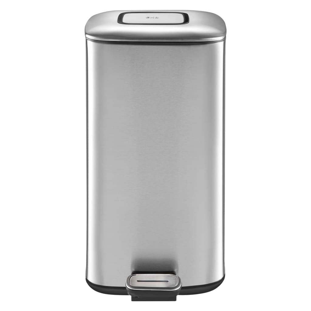Eko Pedal Bin Rains 20 L Mat argent coloré