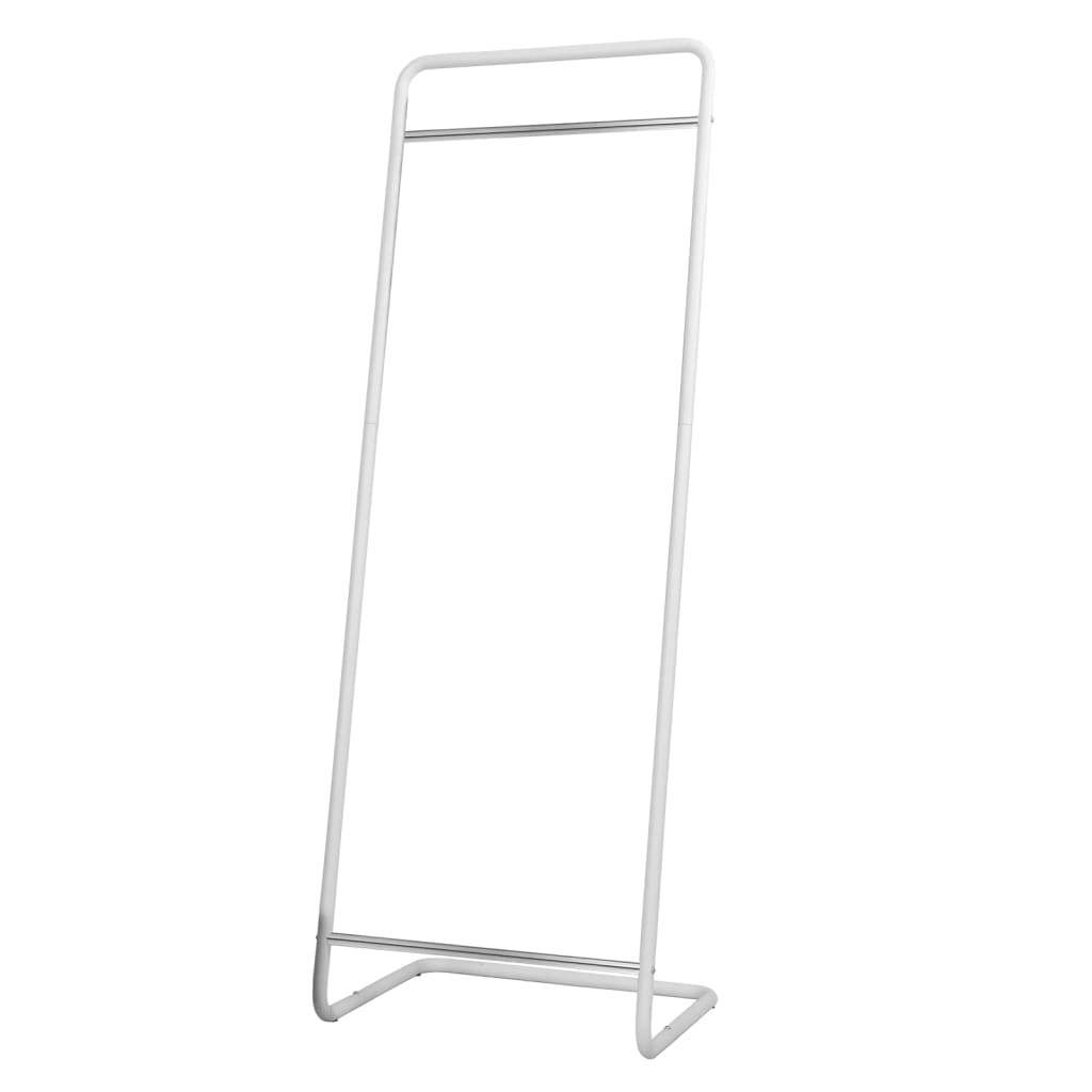 Portant à vêtements en V blanc