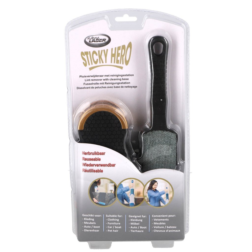 Aucune marque vêtements brosse collant héros or noir peluche brosse | 2 pièces
