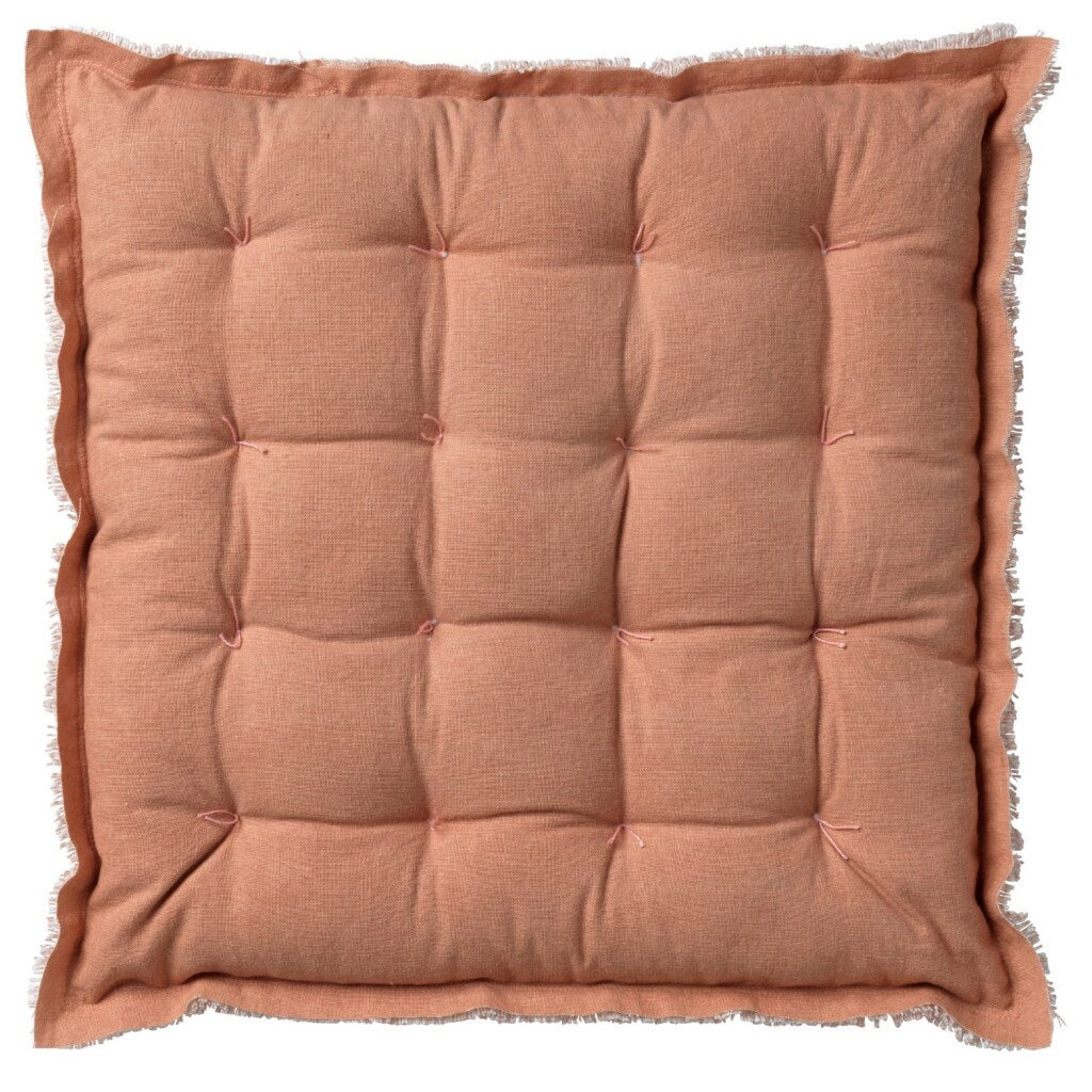 Coussin de chaise burto décor hollandais 40x40 cm argile douce