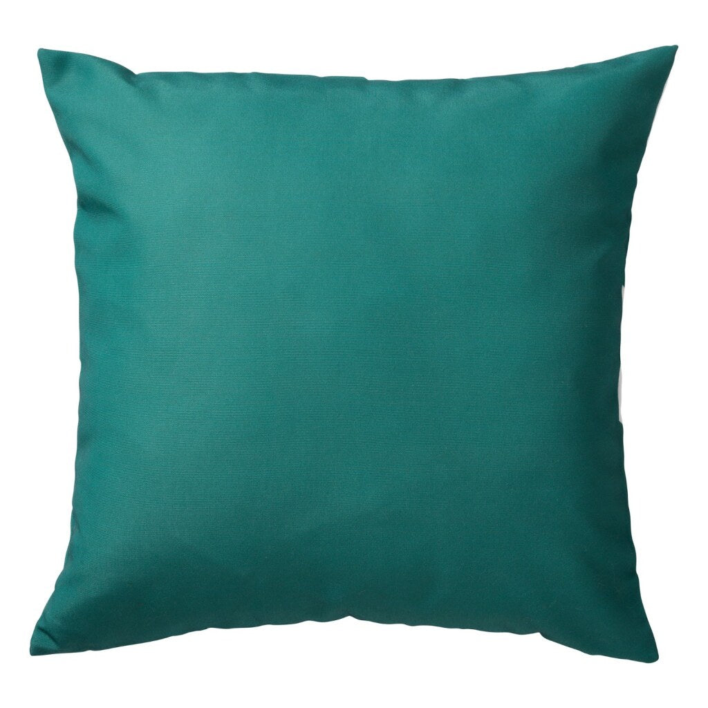 Dutch decor Santorin coussin décoratif extérieur 45 x 45 cm vert armoise