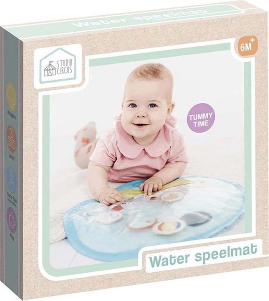 Tapis de jeu aquatique de cirque Bambolino studio. 6 mois