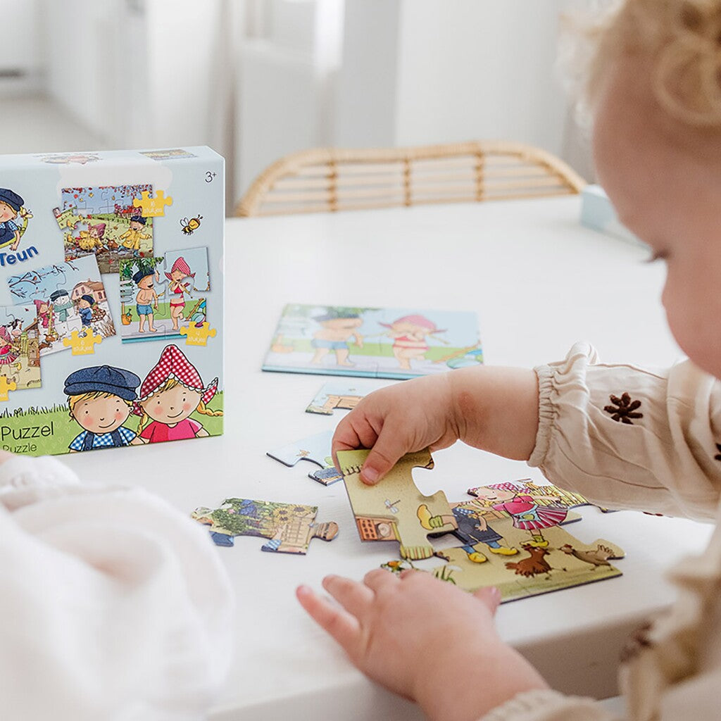 Bambolino fien et teun puzzle 4en1 4-16 pièces