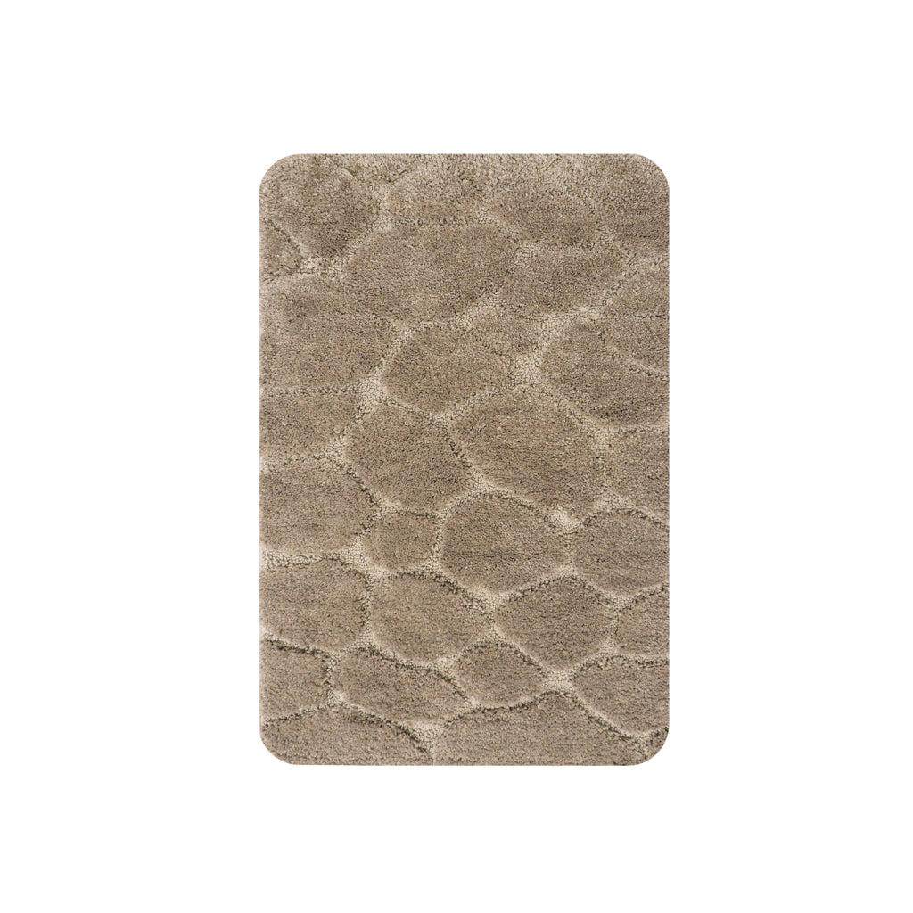 Tapis de bain maison hollandaise nancy 60x90 cm marron