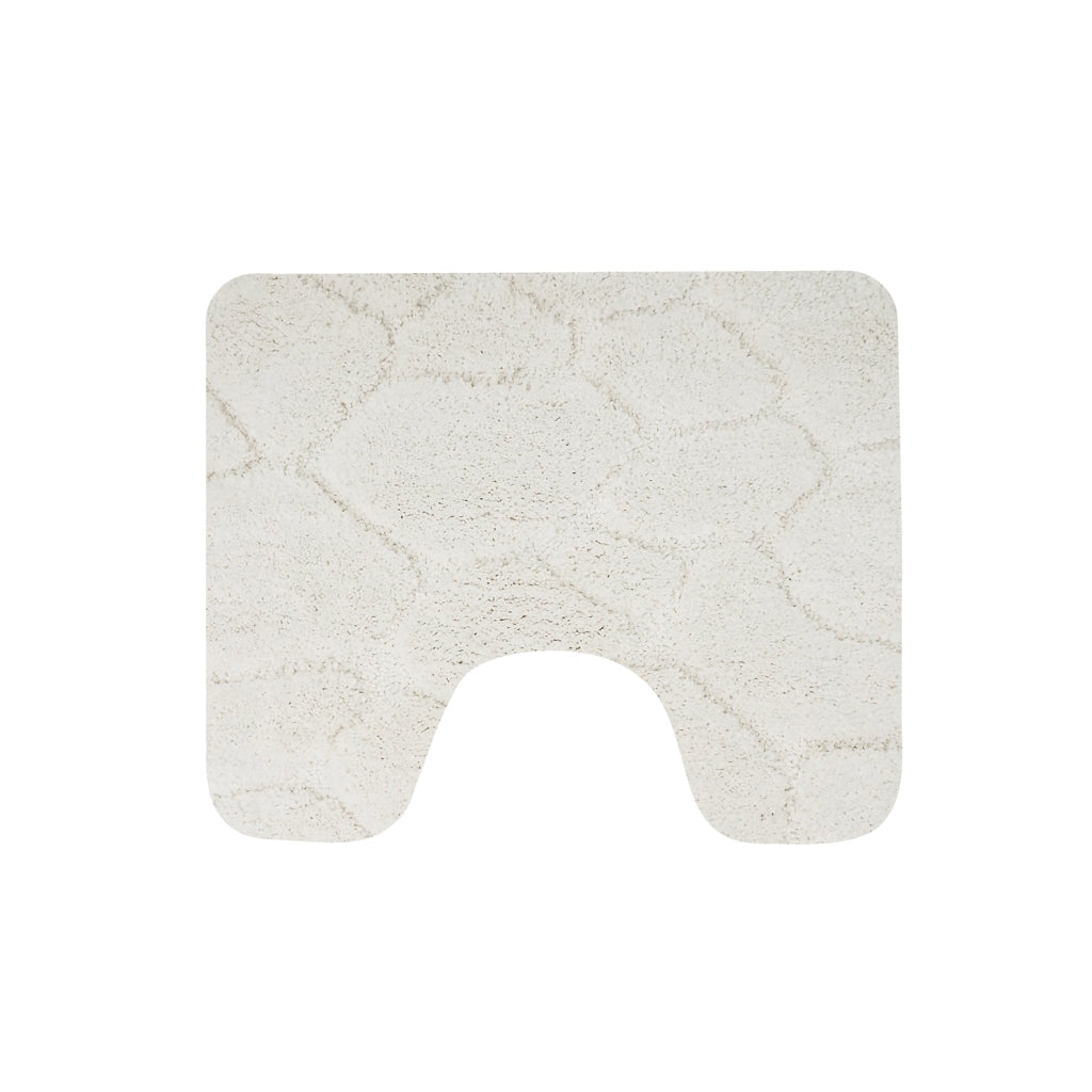 Tapis de toilette maison hollandaise nancy 60x50 cm beige