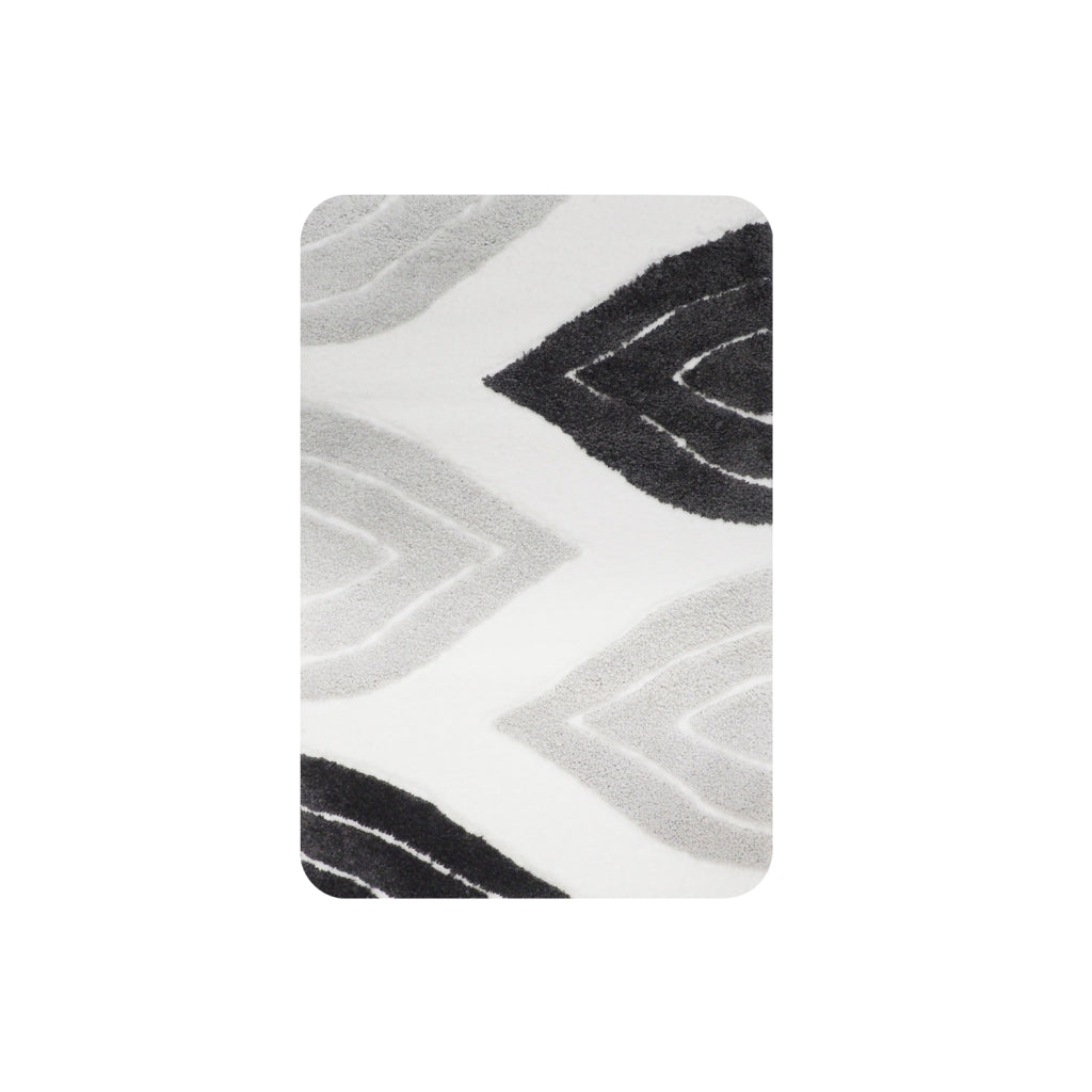 Tapis de bain Dutch House Paris 60 x 90 cm gris