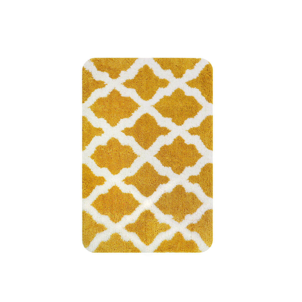 Tapis de bain maison hollandaise toulon 60 x 90 cm ocre