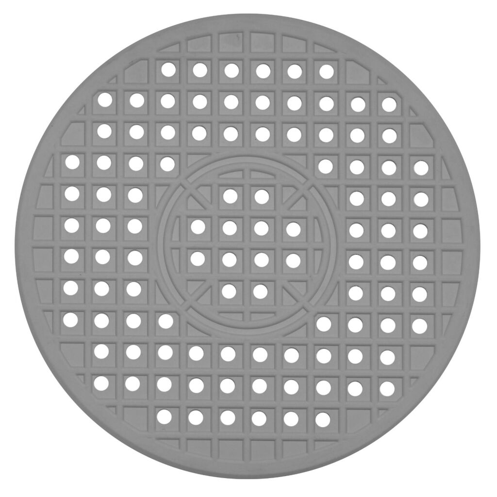 Dutch House Tapis d'évier Dutch House rond 32 cm en caoutchouc gris