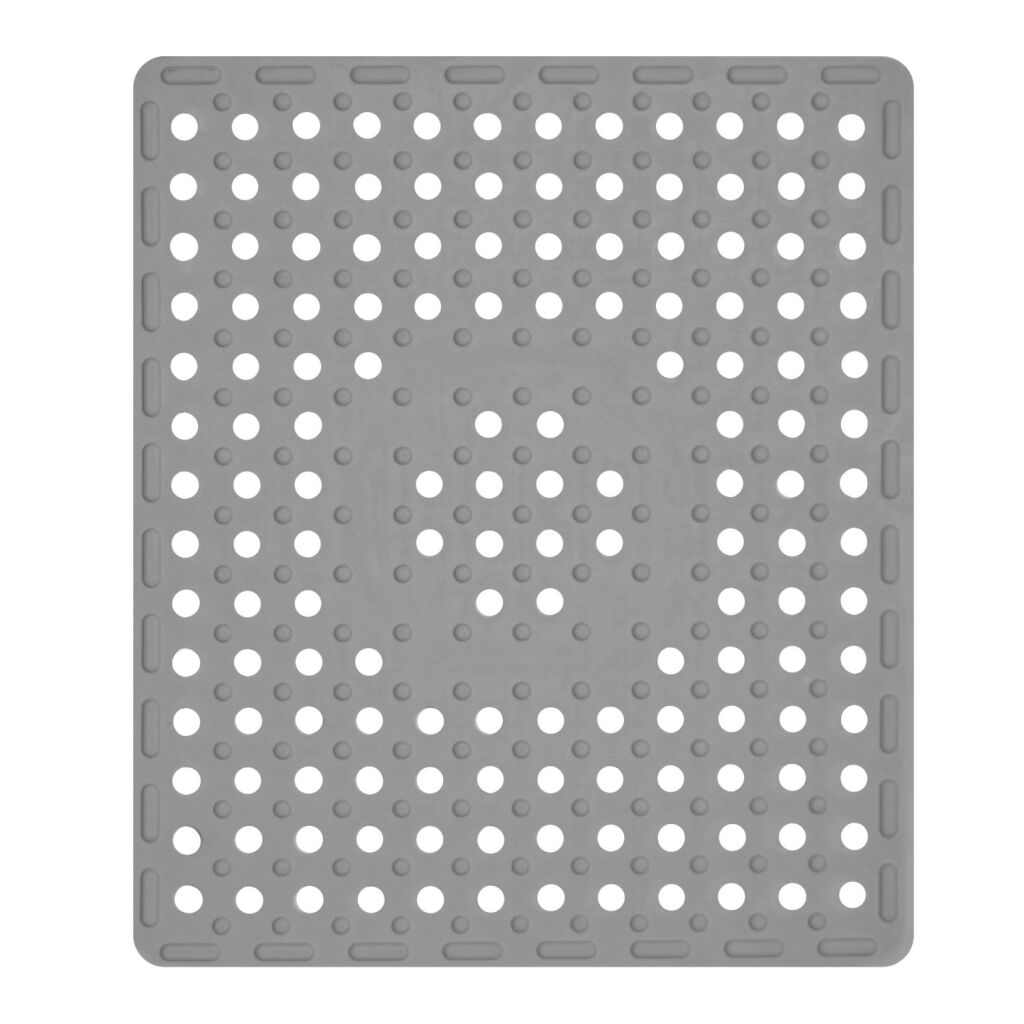 Tapis d'évier maison hollandaise 31x27 cm caoutchouc gris