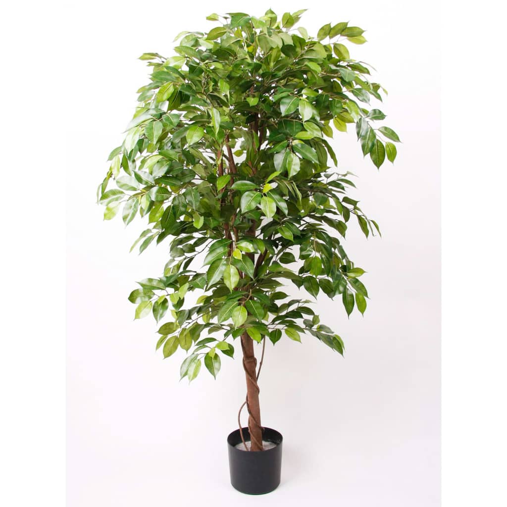 Plante d'art émeraude en pot ficus deluxe 140 cm