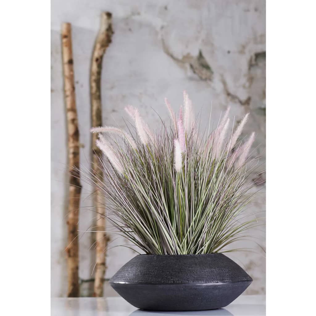 Plante artificielle émeraude dans le pot de zinc lampoetssergras 58 cm