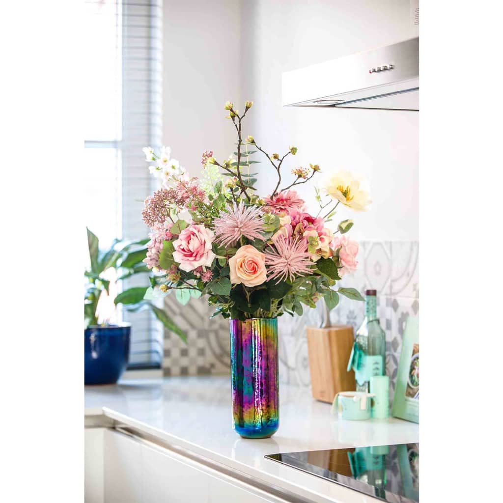 Émeraude art bouquet mitique d'été 65 cm multi-colorant