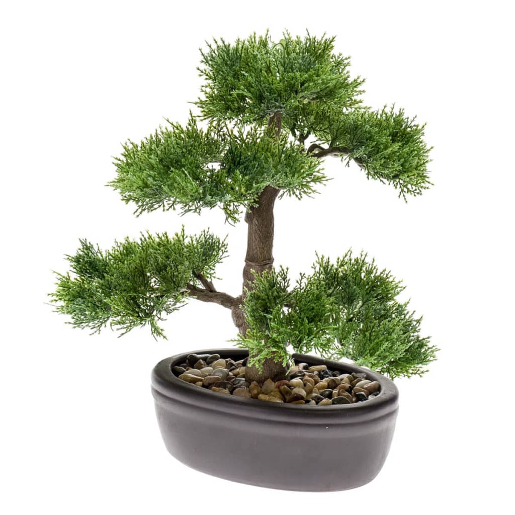 Plant d'art émeraude Ceder Bonsai Green 32 cm 420001