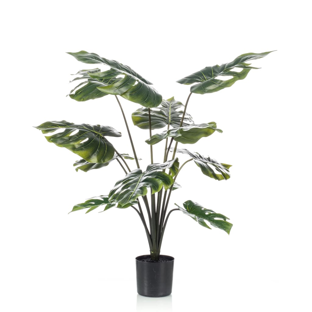 Plant de trou de plante artificielle émeraude dans le pot 98 cm