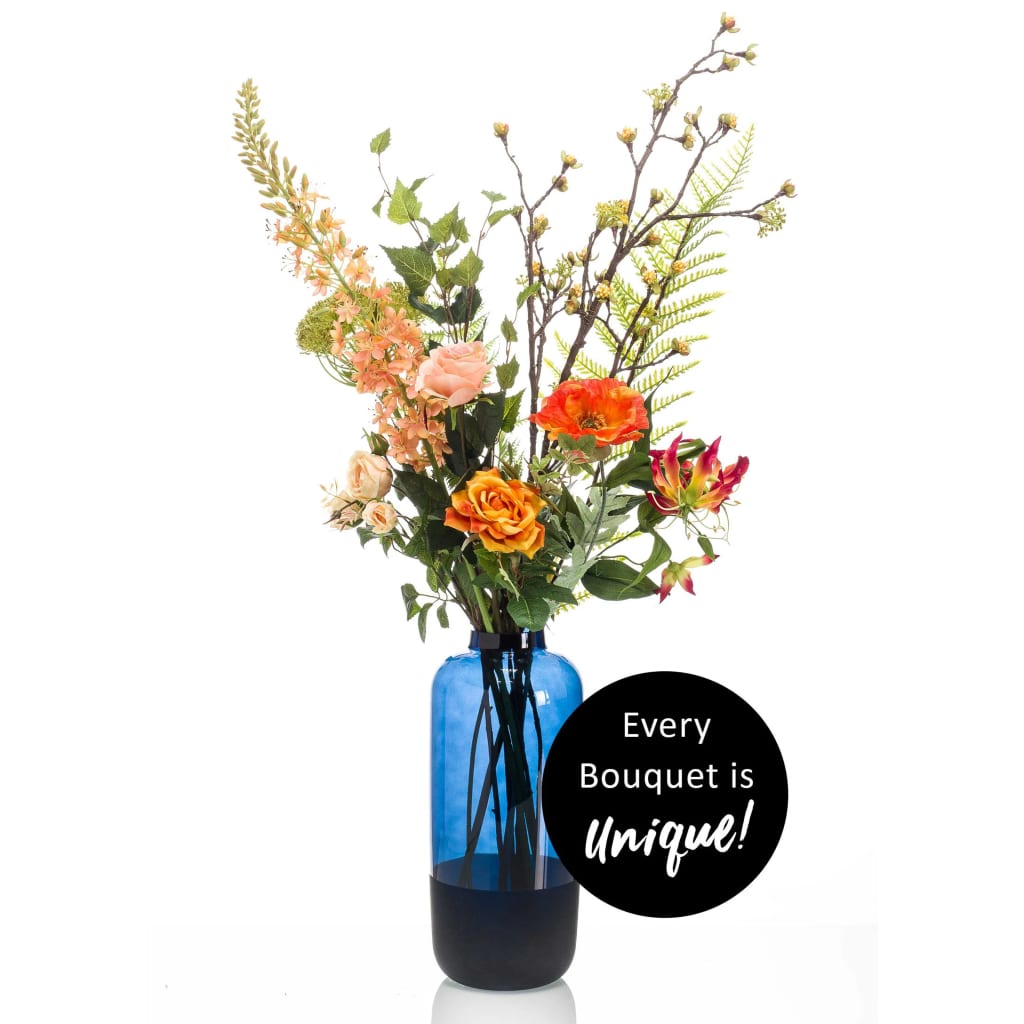 Bouquet d'art émeraude Emerald Happy Orange XL