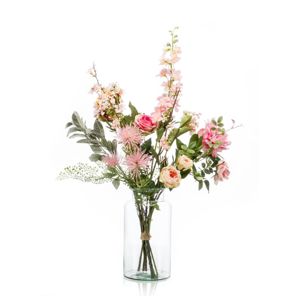 Bouquet d'art émeraude jolie rose xl