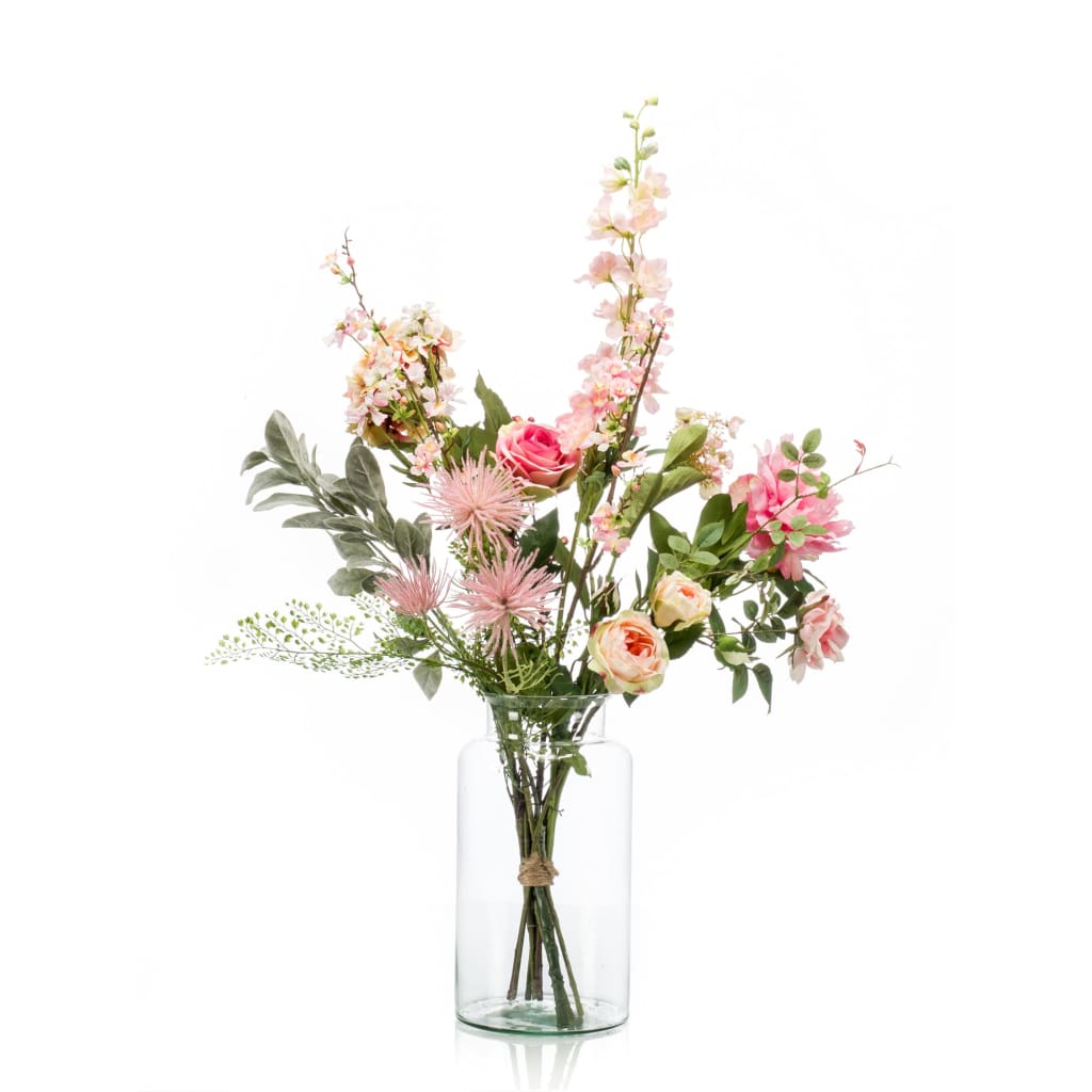 Bouquet d'art émeraude jolie rose xl