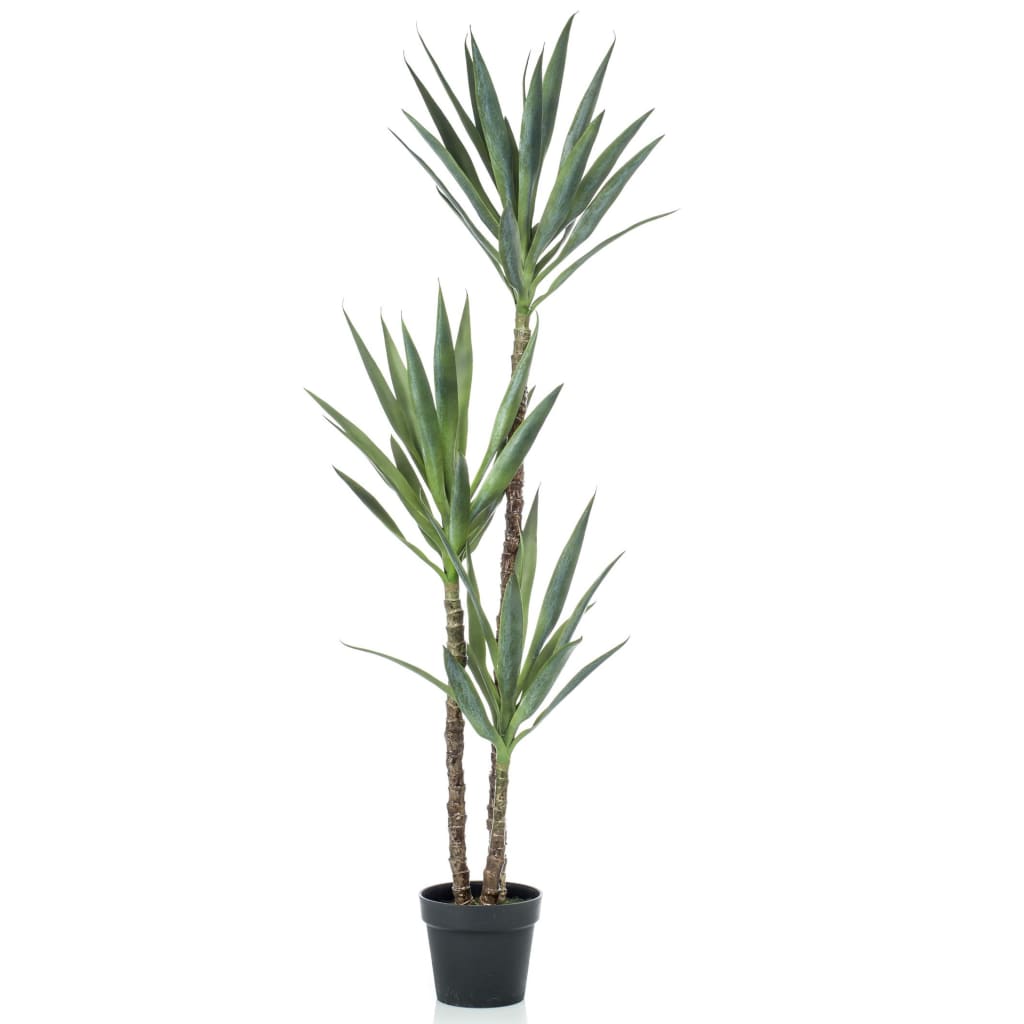 Plante d'art émeraude en pot yucca 150 cm
