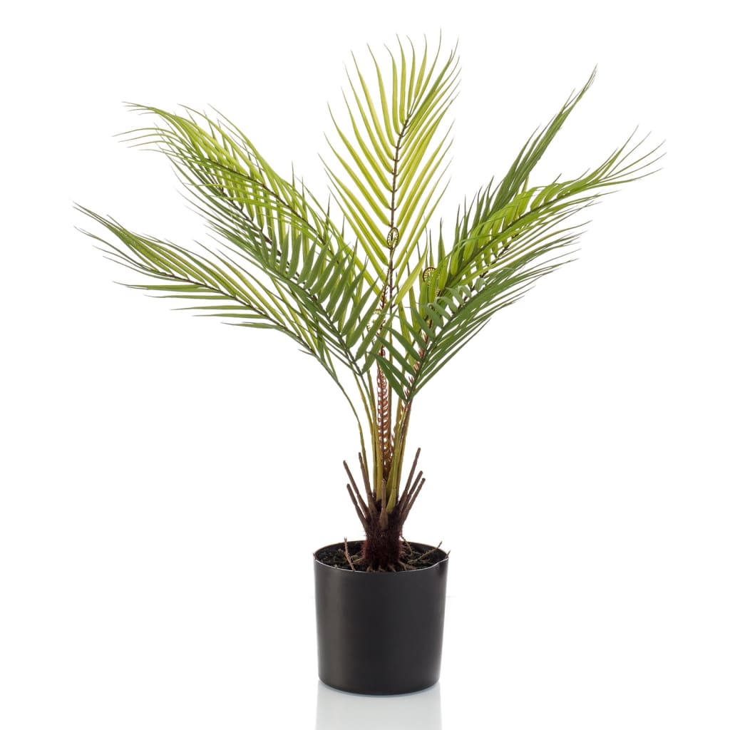 Plante d'art émeraude en pot chamaedorea palmier 50 cm