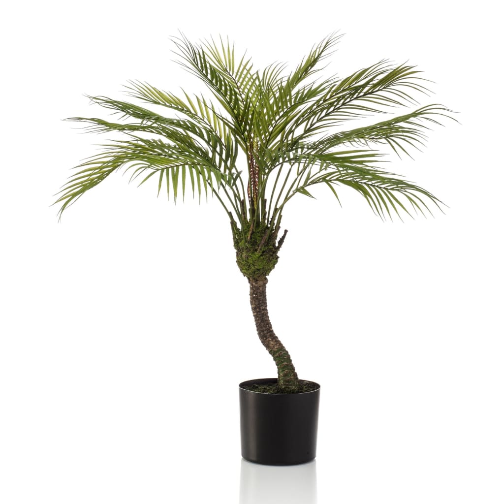 Plante d'art émeraude en pot Chamaedorea Palm 85 cm