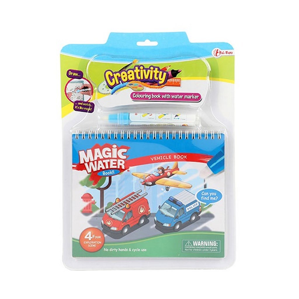 Toi-toys créativité coloriage avec véhicule aquatique avec marqueur