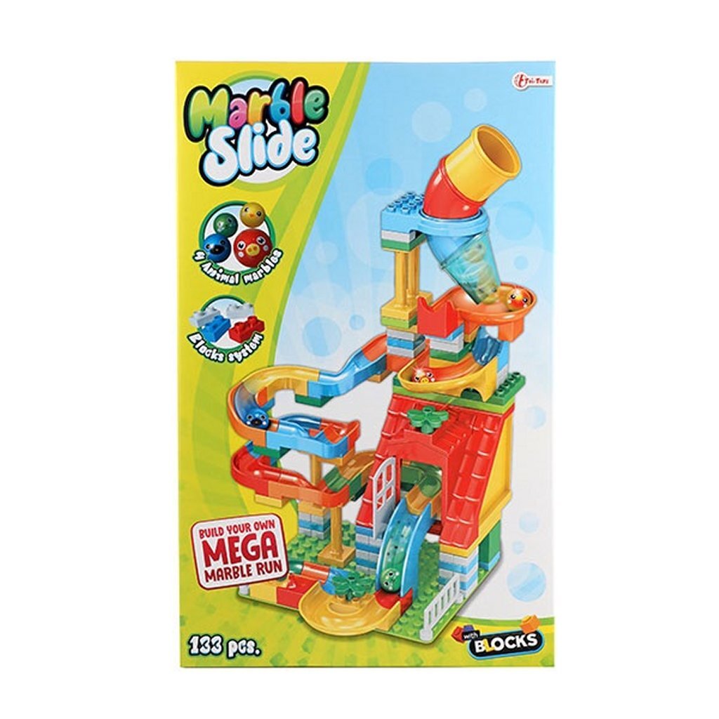 Toi-toys blocs blocs de construction piste de marbre 133 pièces