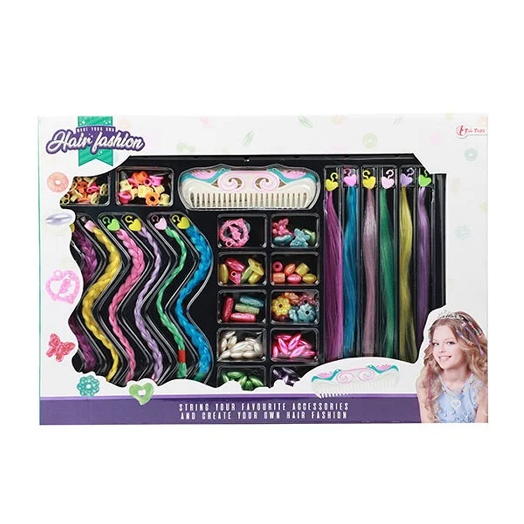 Toi-toys décore vos cheveux avec des perles et des mèches