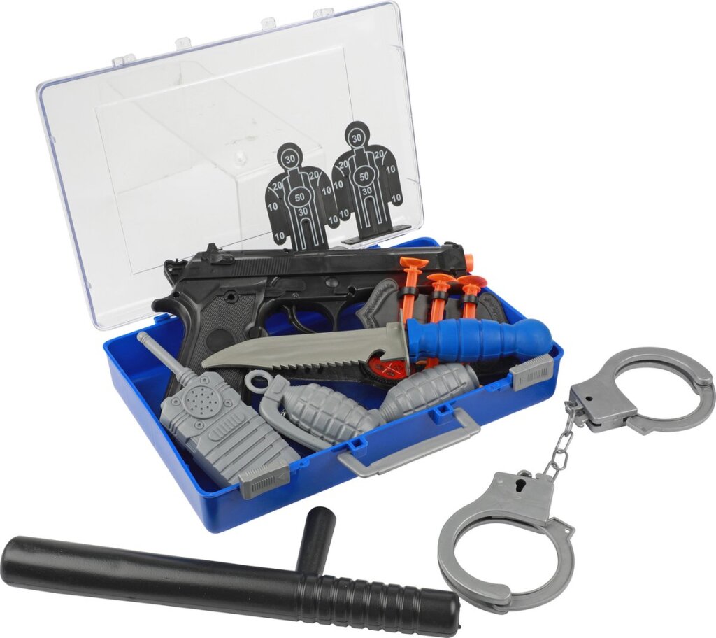 Toi-Toys Valise de police 13 pièces