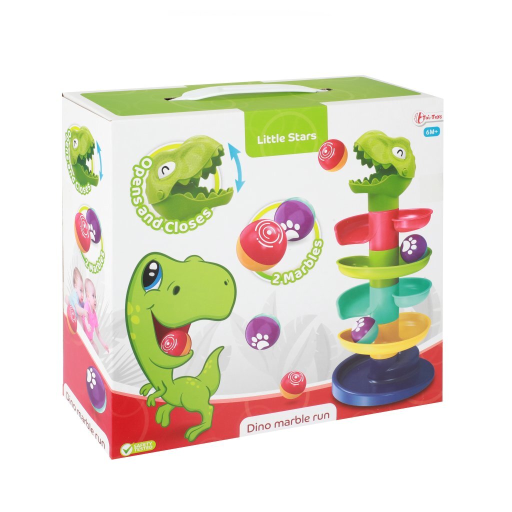 Toi-toys petites étoiles knikkerbaan dinosaurus