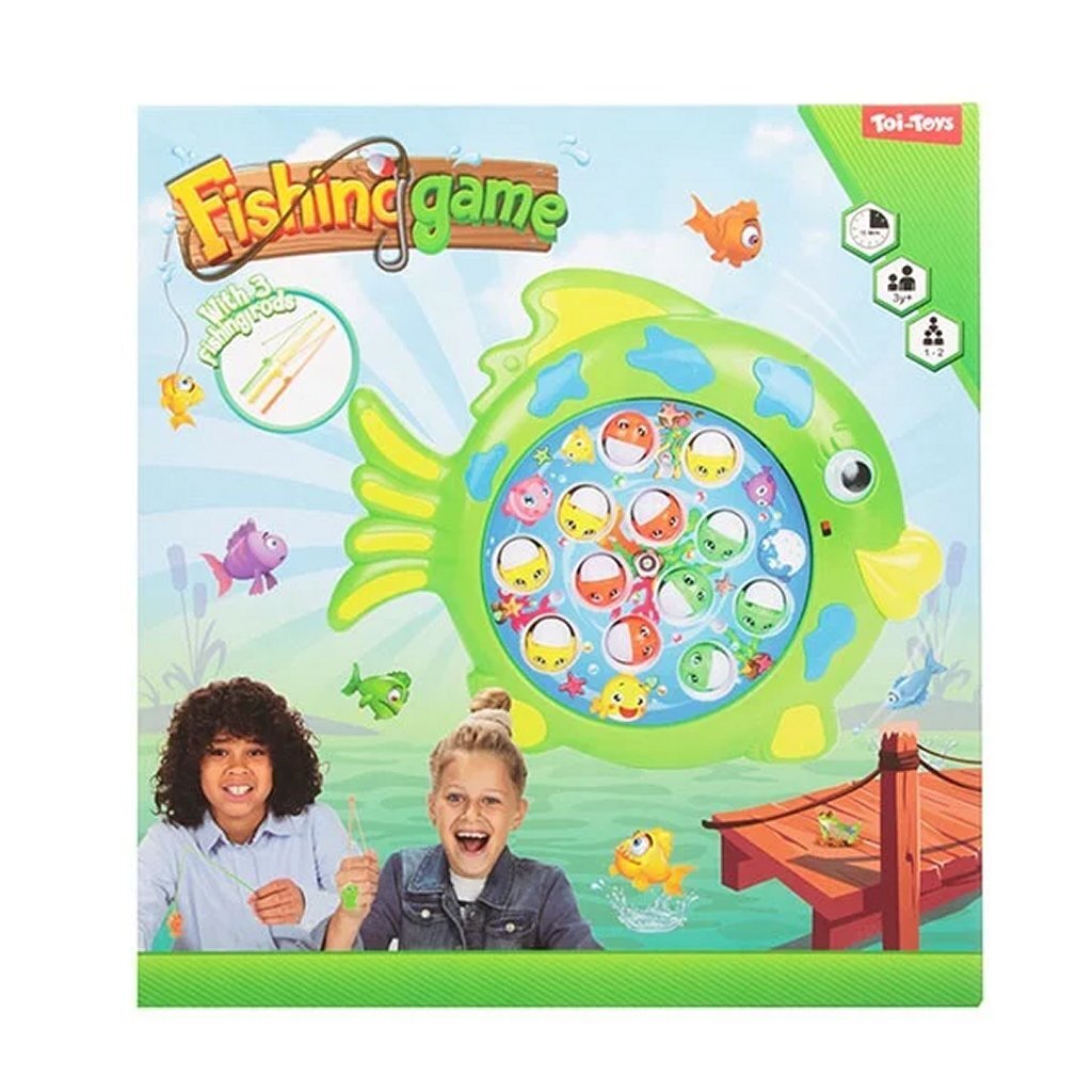Toi-toys plateau tournant de jeu de pêche attraper le poisson avec le son