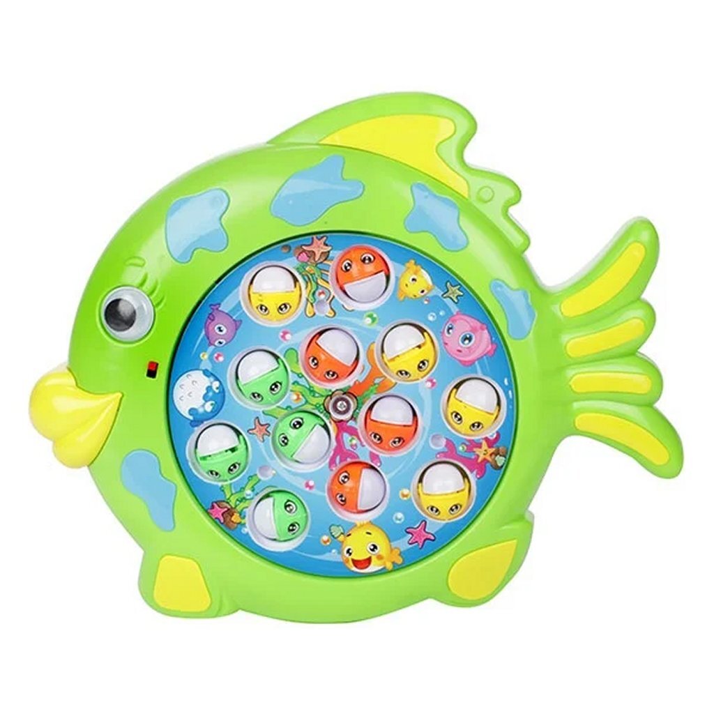 Toi-toys plateau tournant de jeu de pêche attraper le poisson avec le son