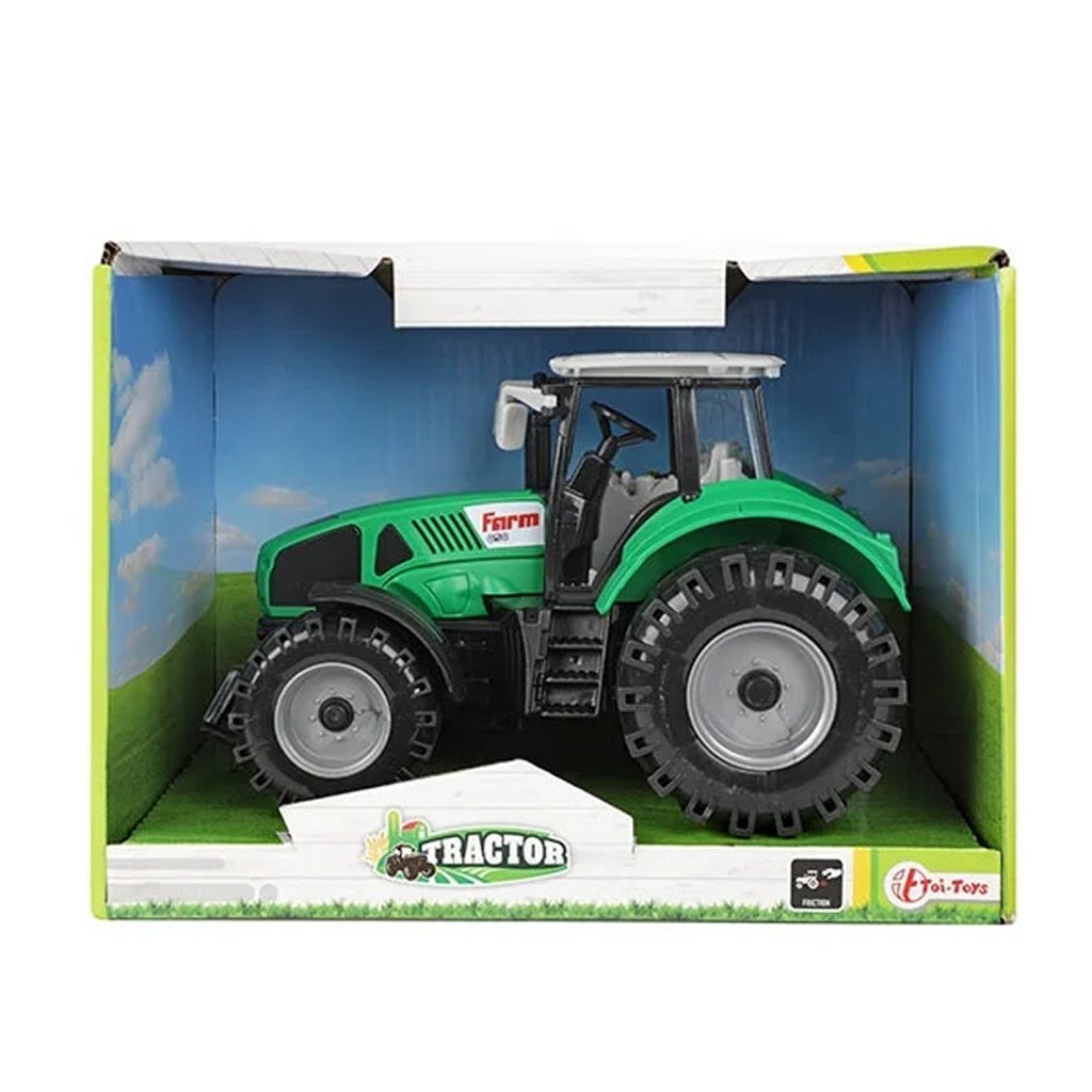 Tracteur 19 cm vert