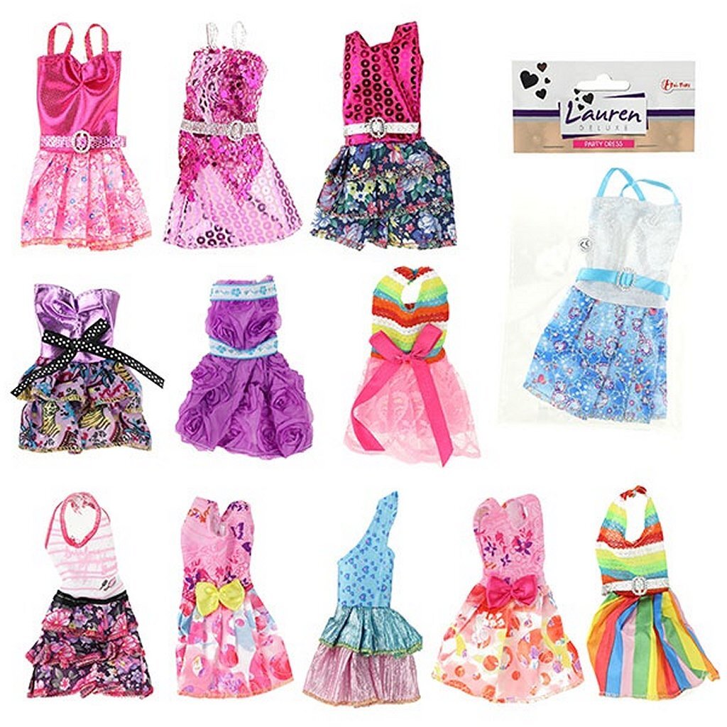 Robe Lauren pour poupée ado différentes couleurs