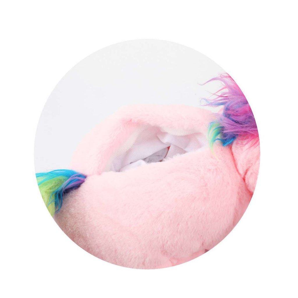 Toi-toys sac à dos peluche licorne 30 cm