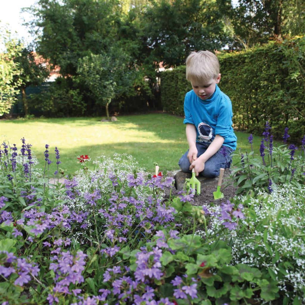 Esschert Design Esschert Design Outils de jardin pour enfants 3 pièces Vert