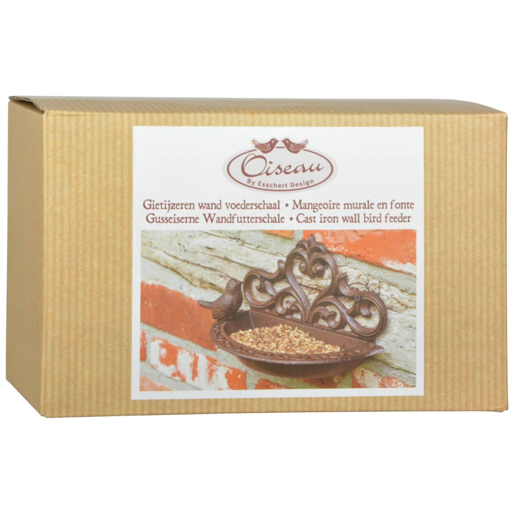 ESSCHERT Design Bird Feed Feed Box Caston Brown BR26