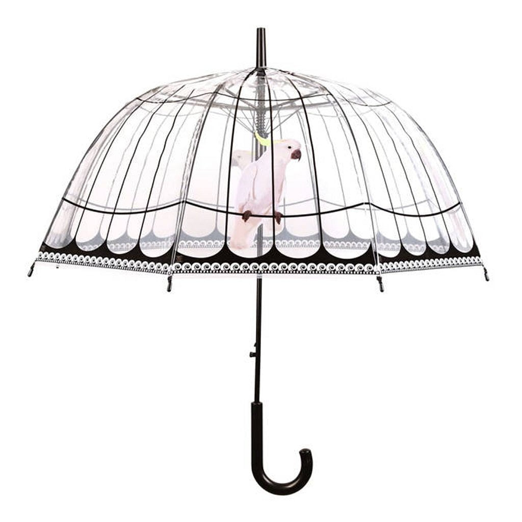 Cage à oiseaux parapluie design Esschert - transparent - d80 cm - adultes