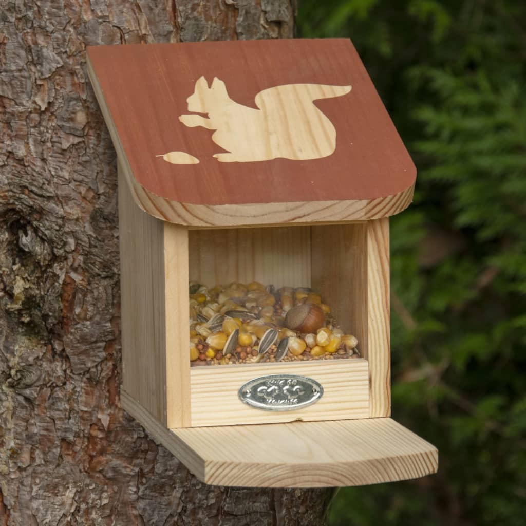 Esschert Design Squirrel alimentant la maison diaposposposp