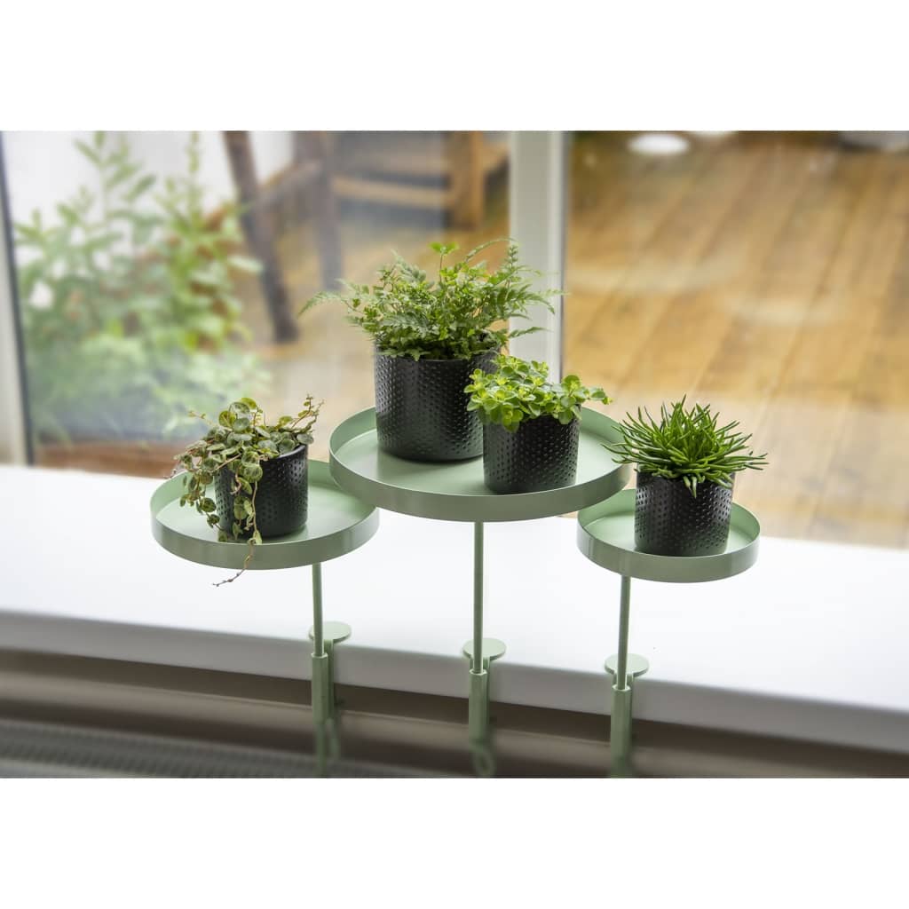 Esschert Design Plant Blad avec pince autour de m vert