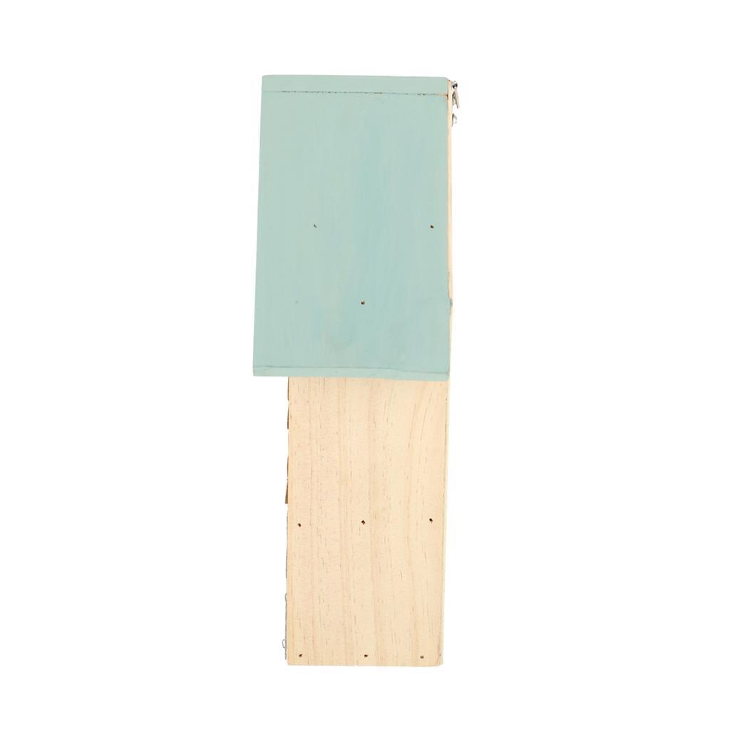 Esschert hôtel à insectes en bois design 10x24x29 cm vert menthe naturel