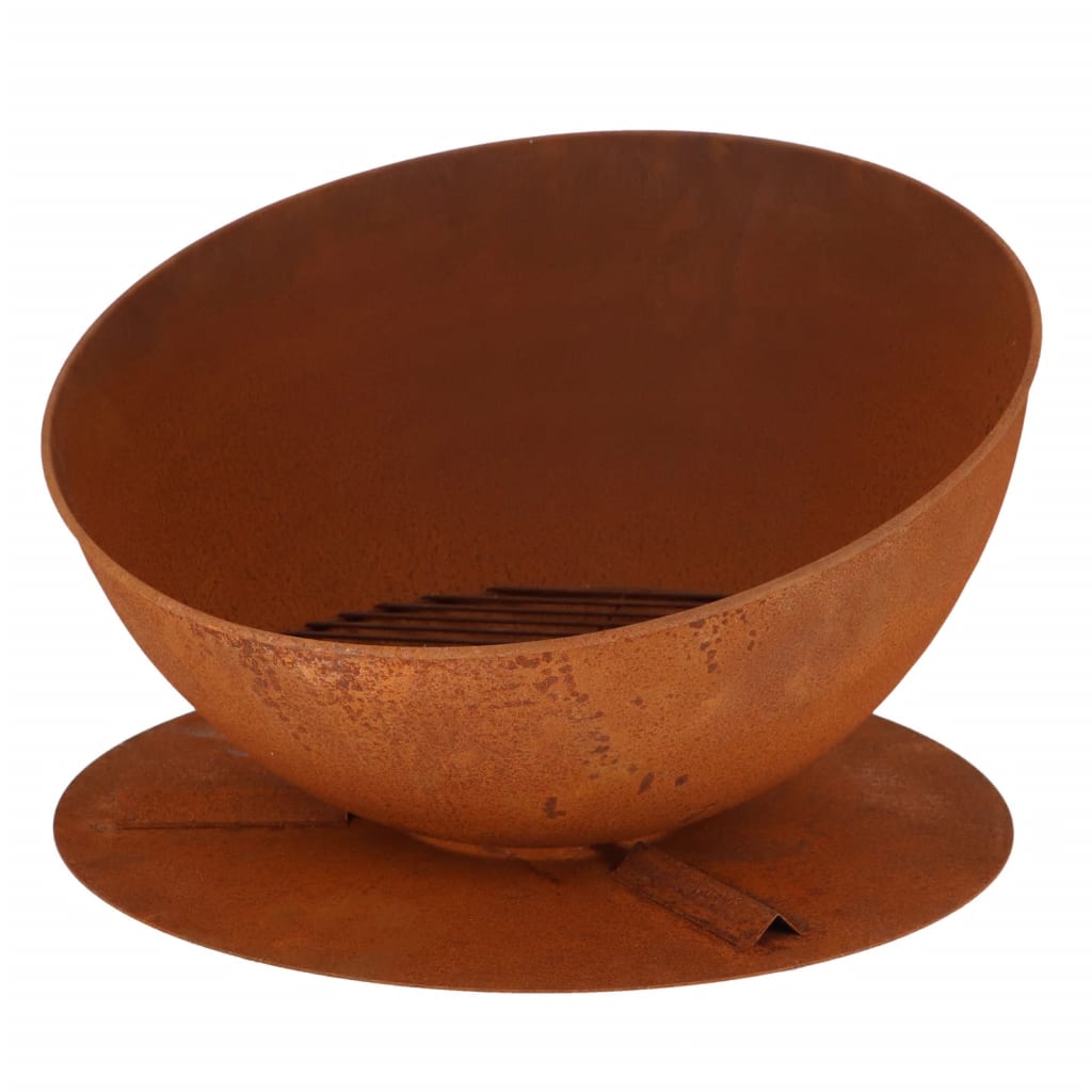 Esschert Design Fire Bowl HELLEND sur le disque Rust -Colored