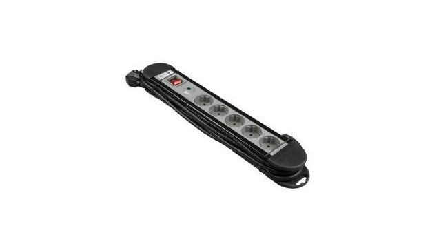 Vb 61080 prise de table pro 5 voies + ra 3m + interrupteur