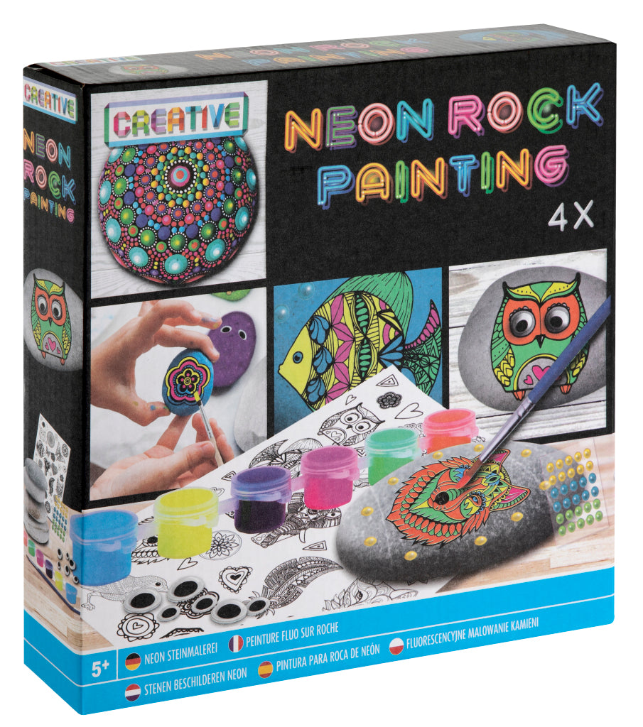 Peinture sur pierre Grafix sur pierres néon
