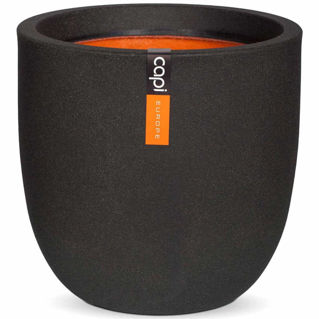 Capi Flowerpot Urban Smooth 43x41 cm Black Kbl933