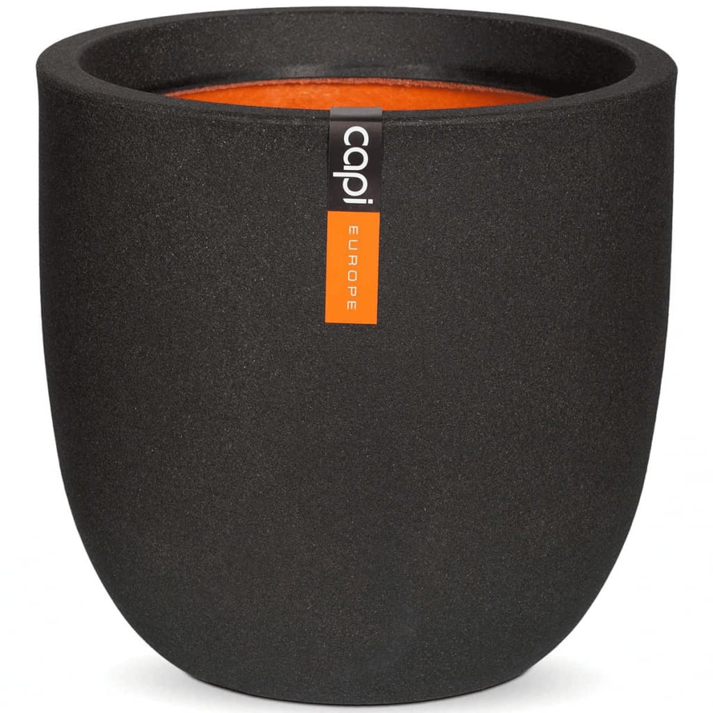Capi Flowerpot urbain lisse 54x52 cm noir KBL935