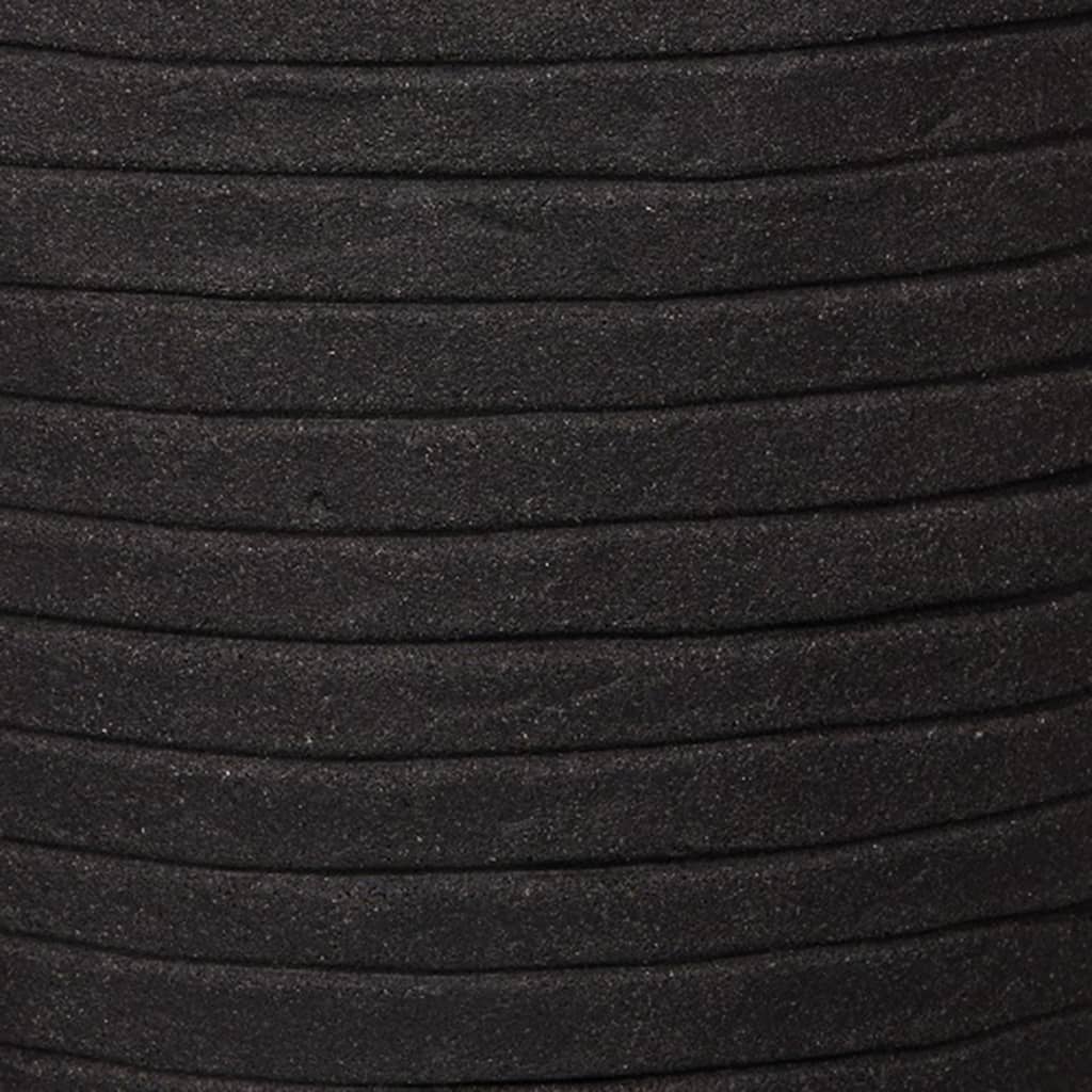 Capi Planter Nature Row Square 40x40 cm Black Kblro903