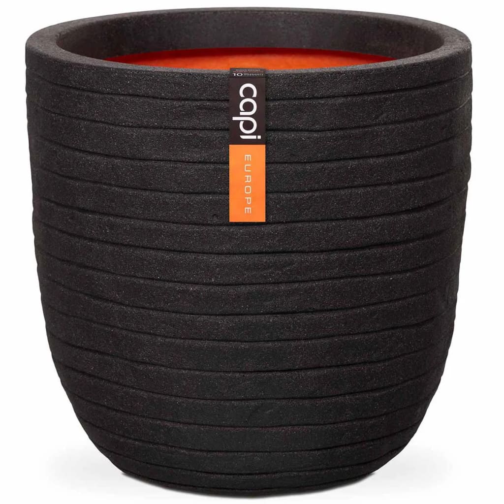 Capi Capi Flowerpot Nature Row 43x41 cm Black Kblro933